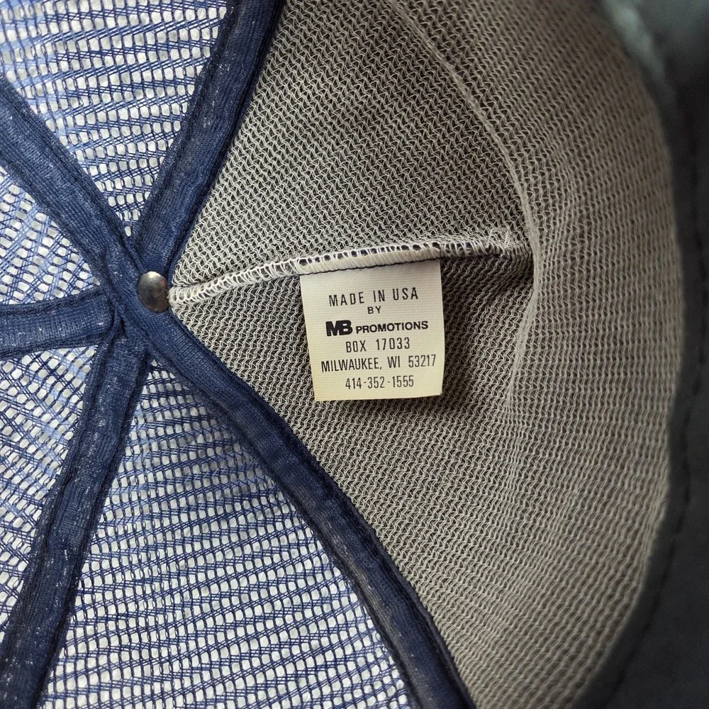 Vintage‎ Wisconsin & Southern Railroad Co Snapback Train Trucker Mesh Hat Cap